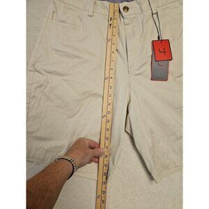Short Par 4 Men's Golf Shorts  Enduro Size 34 Beige Casual Dress New With Tags
